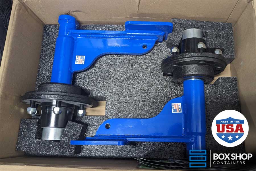 Ezy wheels shipping container wheel adapters box shop containers